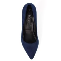 LUNAR Abby Navy Kitten Heel Court Shoe -Chic Ladies Shoes Store abby navy kitten heel court shoe p7300 418740 image