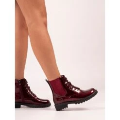 LUNAR Alexis Burgundy Ankle Boot -Chic Ladies Shoes Store alexis burgundy ankle boot p7765 447421 image