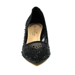 LUNAR Alisha Black Gemstone Kitten Heel -Chic Ladies Shoes Store alisha black gemstone kitten heel p6689 381508 image