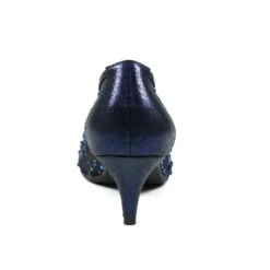 LUNAR Alisha Navy Gemstone Kitten Heel -Chic Ladies Shoes Store alisha navy gemstone kitten heel p6690 381556 image