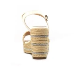 LUNAR Amanda White Wedge Sandal -Chic Ladies Shoes Store amanda white wedge sandal p7417 425521 image