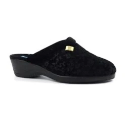 LUNAR Amaretto Black Mule Slipper -Chic Ladies Shoes Store amaretto black mule slipper p6856 389469 image