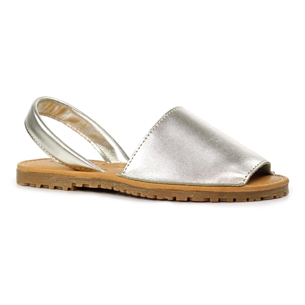 LUNAR Ameera Silver Leather Sandal 5 LUNAR Ameera Silver Leather Sandal - Image 3
