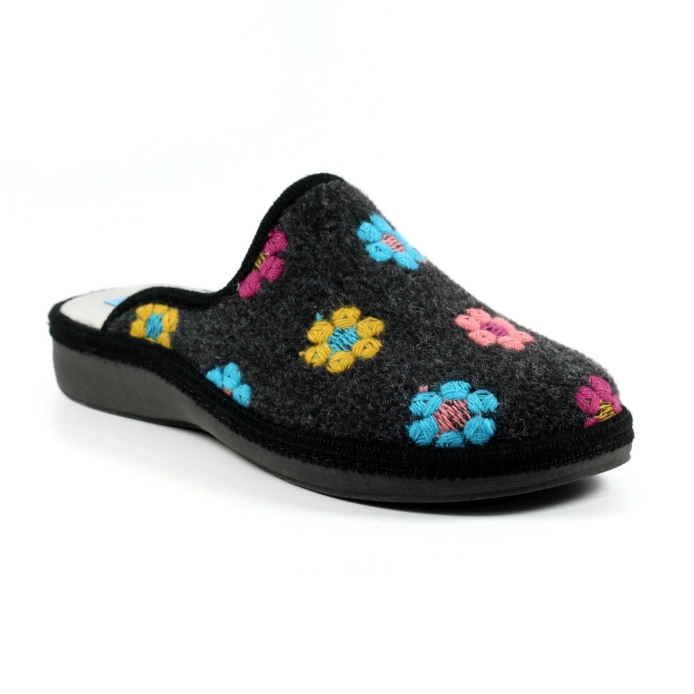 LUNAR Anther Black Mule Slipper 4 LUNAR Anther Black Mule Slipper - Image 2
