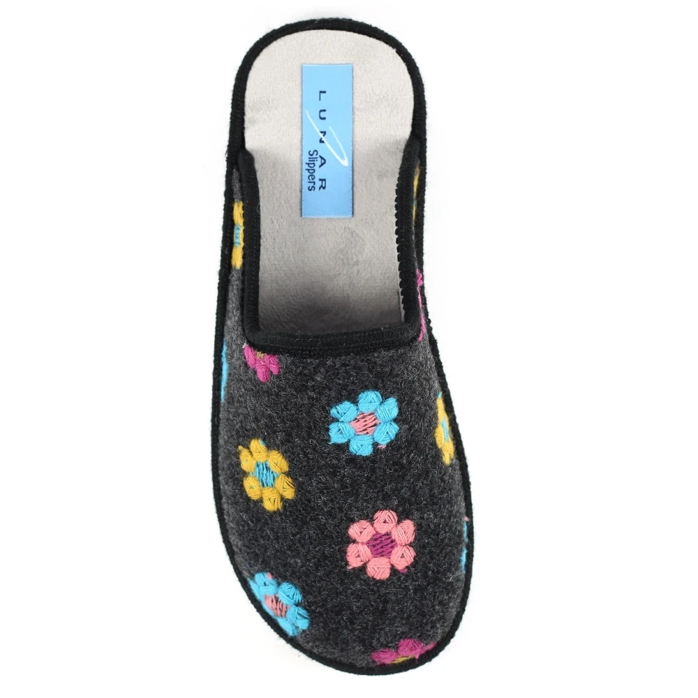 LUNAR Anther Black Mule Slipper 8 LUNAR Anther Black Mule Slipper - Image 6