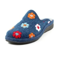LUNAR Anther Blue Mule Slipper -Chic Ladies Shoes Store anther blue mule slipper p5991 360700 image