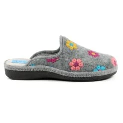 LUNAR Anther Grey Mule Slipper