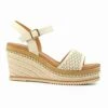 LUNAR Anya Beige Wedge Sandal -Chic Ladies Shoes Store anya beige wedge sandal p7418 425449 image