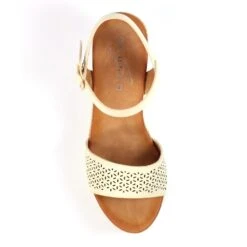 LUNAR Anya Beige Wedge Sandal -Chic Ladies Shoes Store anya beige wedge sandal p7418 425479 image