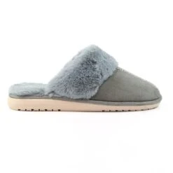 Aphrodite Grey Mule Slipper
