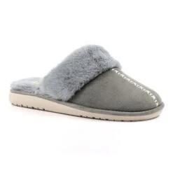 Aphrodite Grey Mule Slipper -Chic Ladies Shoes Store aphrodite grey mule slipper p6934 393636 image
