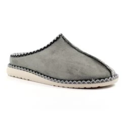 Apollonia Grey Mule Slipper -Chic Ladies Shoes Store apollonia grey mule slipper p6937 393774 image