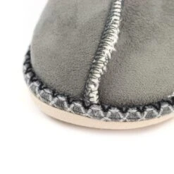 Apollonia Grey Mule Slipper -Chic Ladies Shoes Store apollonia grey mule slipper p6937 393804 image