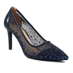 LUNAR Argo Blue Mesh Court -Chic Ladies Shoes Store argo blue mesh court p6680 381293 image
