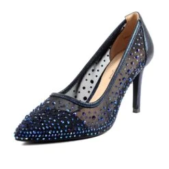 LUNAR Argo Blue Mesh Court -Chic Ladies Shoes Store argo blue mesh court p6680 381299 image