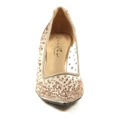 LUNAR Argo Rose Gold Mesh Court -Chic Ladies Shoes Store argo rose gold mesh court p6682 381407 image