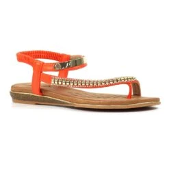LUNAR Asia II Orange Sandal -Chic Ladies Shoes Store asia ii orange sandal p7107 406615 image