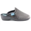 LUNAR Audrey Grey Mule Slipper