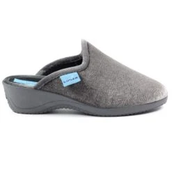 LUNAR Audrey Grey Mule Slipper