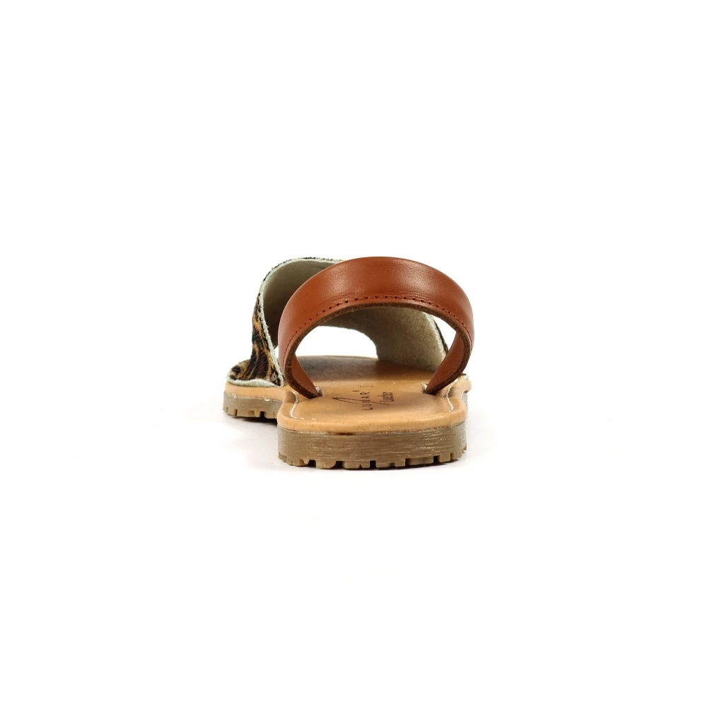 LUNAR Azura Leopard Print Leather Sandal 7 LUNAR Azura Leopard Print Leather Sandal - Image 5