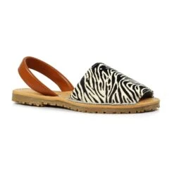 LUNAR Azura Zebra Print Leather Sandal -Chic Ladies Shoes Store azura zebra print leather sandal p7308 419268 image
