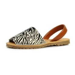 LUNAR Azura Zebra Print Leather Sandal -Chic Ladies Shoes Store azura zebra print leather sandal p7308 419274 image