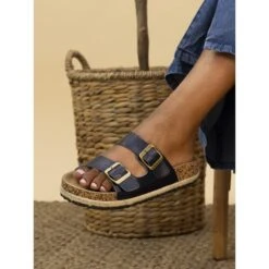 LUNAR Belinda Navy Sandal -Chic Ladies Shoes Store belinda navy sandal p7325 420082 image