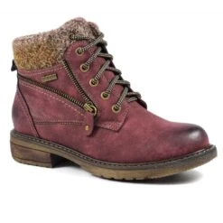 LUNAR Benson III Burgundy Waterproof Boot -Chic Ladies Shoes Store benson iii burgundy waterproof boot p5480 327227 image