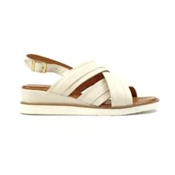LUNAR Bethany Beige Leather Sandal