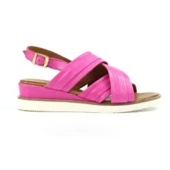 LUNAR Bethany Fuchsia Leather Sandal -Chic Ladies Shoes Store bethany fuchsia leather sandal p7295 418428 image