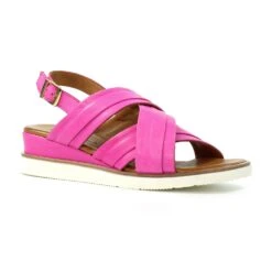 LUNAR Bethany Fuchsia Leather Sandal -Chic Ladies Shoes Store bethany fuchsia leather sandal p7295 418434 image