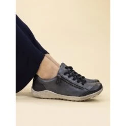 LUNAR Bianca Navy Trainer -Chic Ladies Shoes Store bianca navy trainer p6158 397081 image