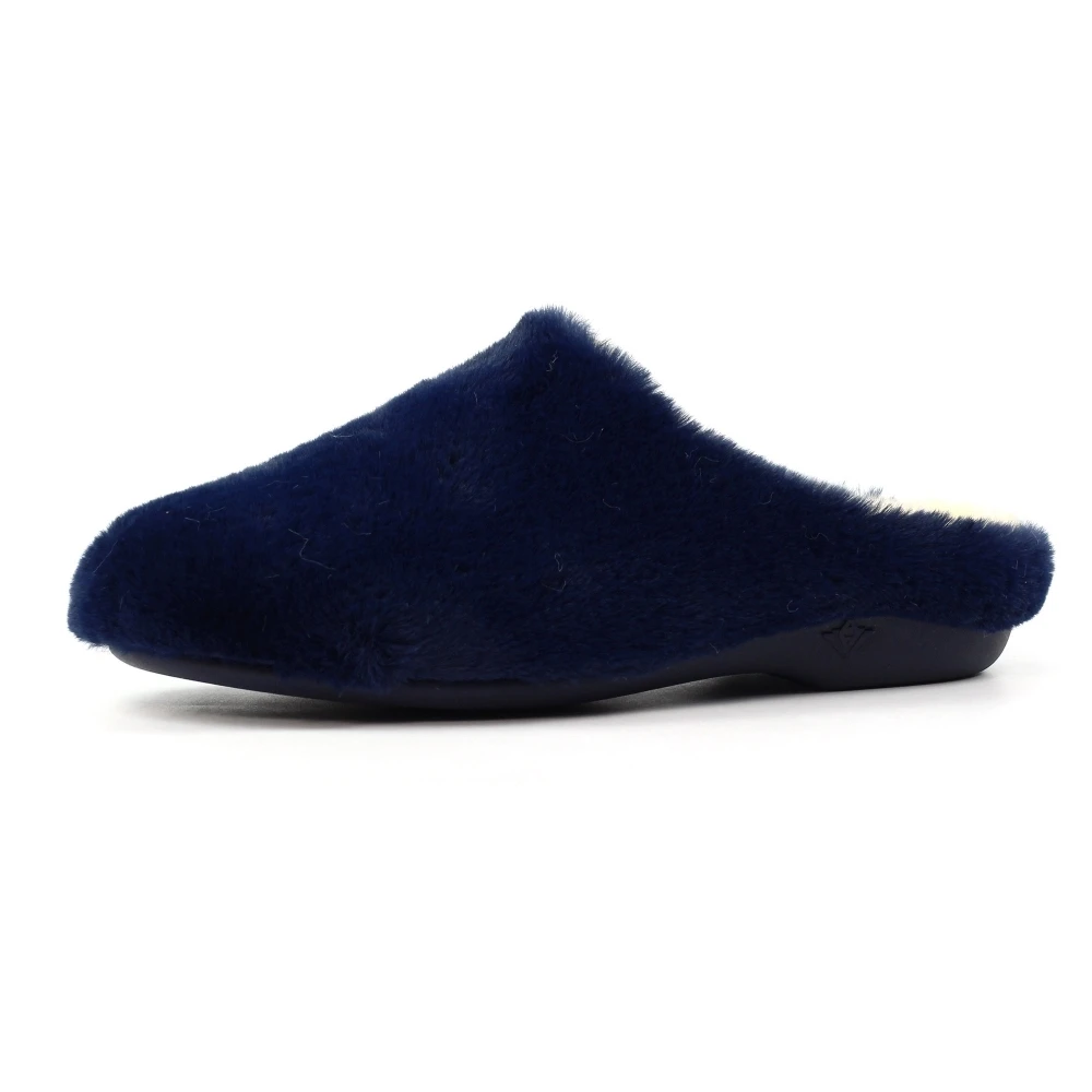 LUNAR Blair Navy Mule Slipper 6 LUNAR Blair Navy Mule Slipper - Image 4