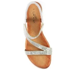 LUNAR Blaise II Silver Sandal -Chic Ladies Shoes Store blaise ii silver sandal p5180 402976 image