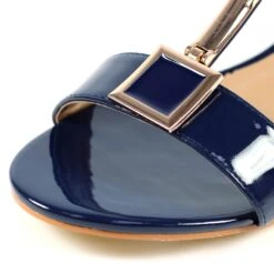 LUNAR Blaze Navy Patent Sandal -Chic Ladies Shoes Store blaze navy patent sandal p5862 350819 image
