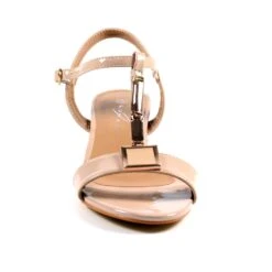 LUNAR Blaze Nude Patent Sandal -Chic Ladies Shoes Store blaze nude patent sandal p5863 350837 image