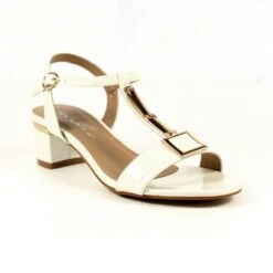 LUNAR Blaze White Patent Sandal -Chic Ladies Shoes Store blaze white patent sandal p6266 371013 image