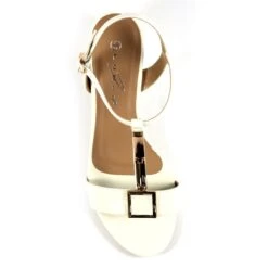 LUNAR Blaze White Patent Sandal -Chic Ladies Shoes Store blaze white patent sandal p6266 371037 image
