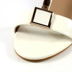 LUNAR Blaze White Patent Sandal -Chic Ladies Shoes Store blaze white patent sandal p6266 371043 image