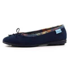 LUNAR Bow Navy Pump Slipper -Chic Ladies Shoes Store bow navy pump slipper p7528 432771 image
