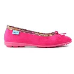 LUNAR Bow Pink Pump Slipper