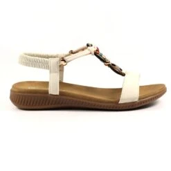 LUNAR Brava White Sandal