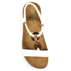 LUNAR Brava White Sandal -Chic Ladies Shoes Store brava white sandal p6381 375013 image