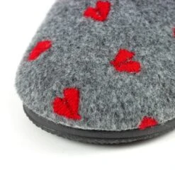 LUNAR Bruna Grey Mule Slipper -Chic Ladies Shoes Store bruna grey mule slipper p6002 361210 image