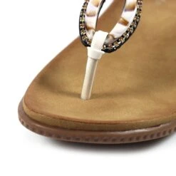 LUNAR Bunton White Sandal -Chic Ladies Shoes Store bunton white sandal p6487 376383 image