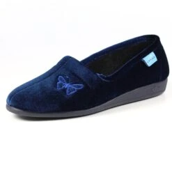 LUNAR Butterfly Blue Slipper -Chic Ladies Shoes Store butterfly blue slipper p6786 385806 image