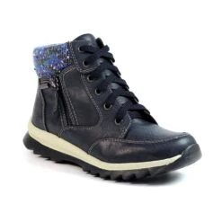 LUNAR Buttermere Navy Waterproof Ankle Boot -Chic Ladies Shoes Store buttermere navy waterproof ankle boot p6028 398095 image