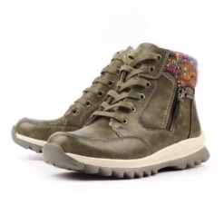 LUNAR Buttermere Olive Waterproof Boot -Chic Ladies Shoes Store buttermere olive waterproof boot p7678 442508 image