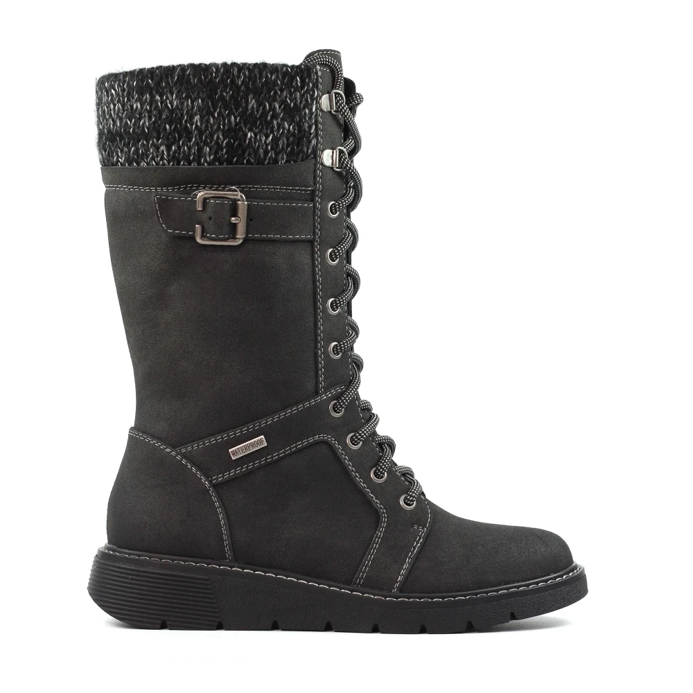LUNAR Caesar Black Wide Fit Long Boot 3 LUNAR Caesar Black Wide Fit Long Boot