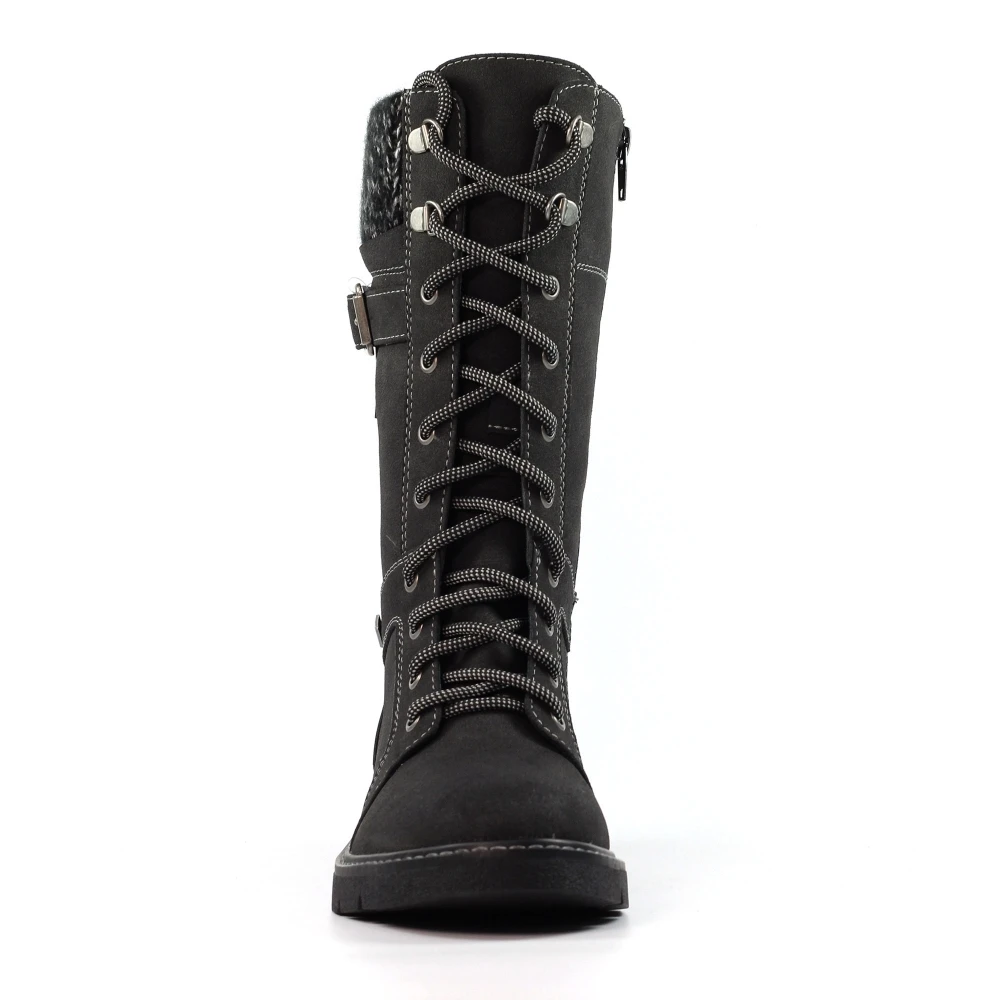 LUNAR Caesar Black Wide Fit Long Boot 5 LUNAR Caesar Black Wide Fit Long Boot - Image 3